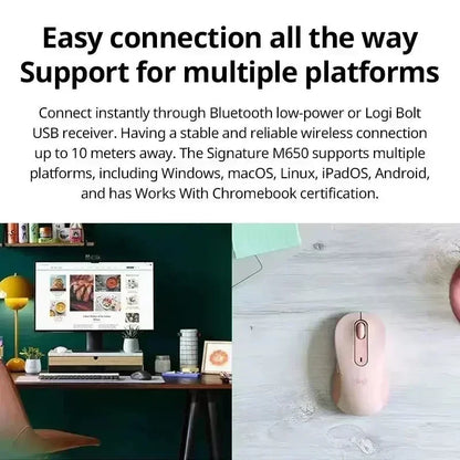 Portable Wireless Bluetooth Silent Mouse
