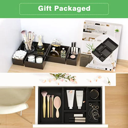Wooden Kitchen Utensil Holder Set of 5