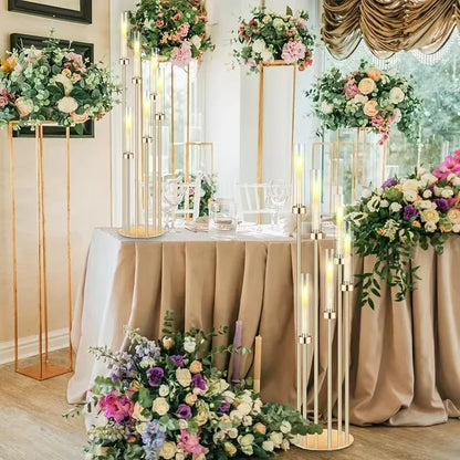 2PCS 46"Tall Floor Candlestick Holder