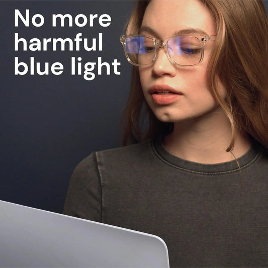 Clear Blue Light Glasses for Computer & Gaming