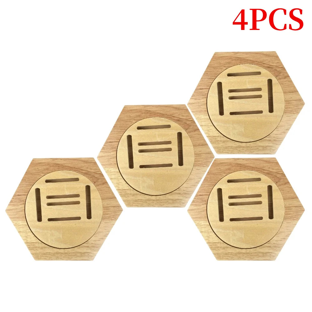 1-10Pcs Medal Display Stand Wooden Medal Hanger