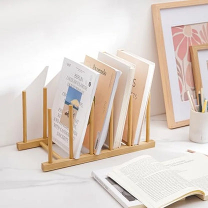 Desk File Organizer 5 Section Upright File Sorter