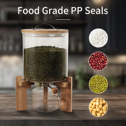 Creative Glass Food Storge For Kitchen Organization
