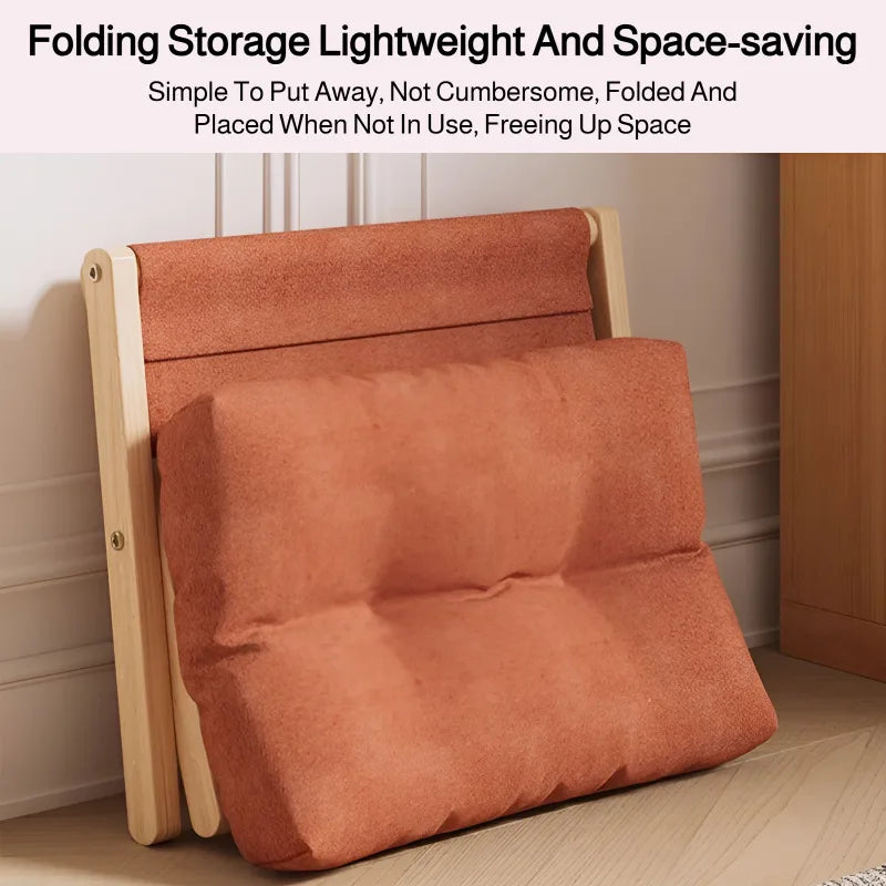 Solid Wood Shoe Changing Stool