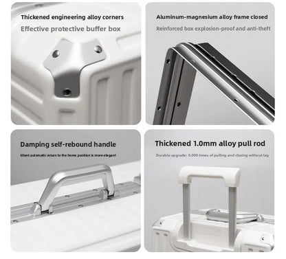 New ultra sturdy aluminum frame luggage travel