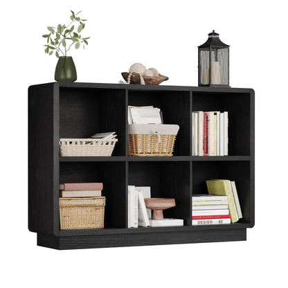 4 Cube Wooden Bookcase Storage Organizer
