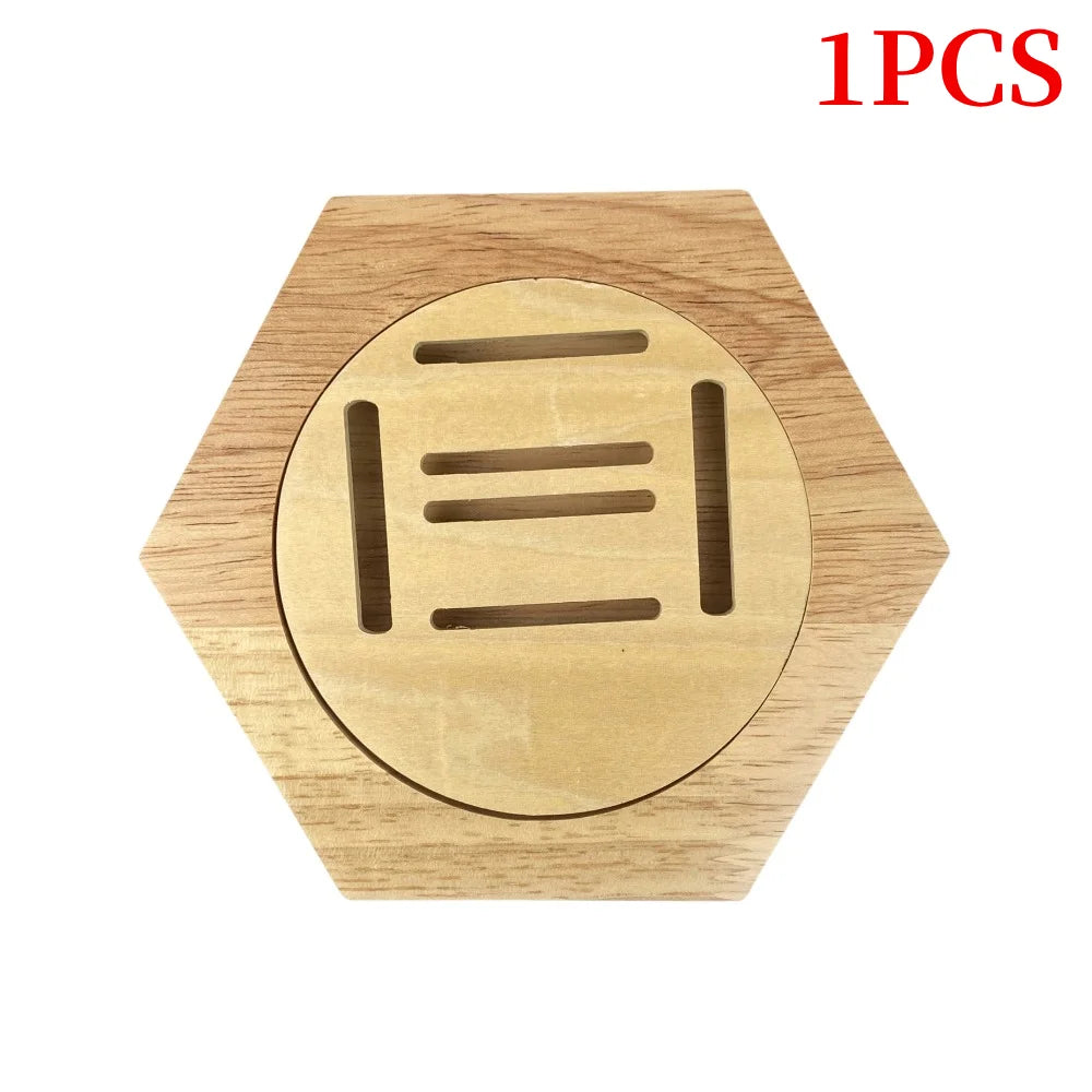 1-10Pcs Medal Display Stand Wooden Medal Hanger