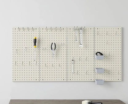 48-Piece Gray Metal Pegboard Kit