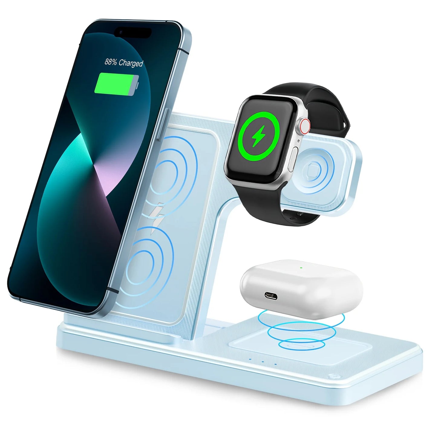3 In 1 Magnetic Wireless Charger Stand