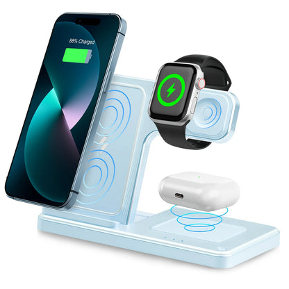 3 In 1 Magnetic Wireless Charger Stand