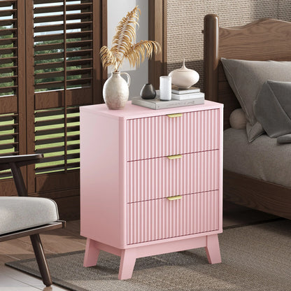 Mid-Century Modern Wooden Bedroom Nightstand