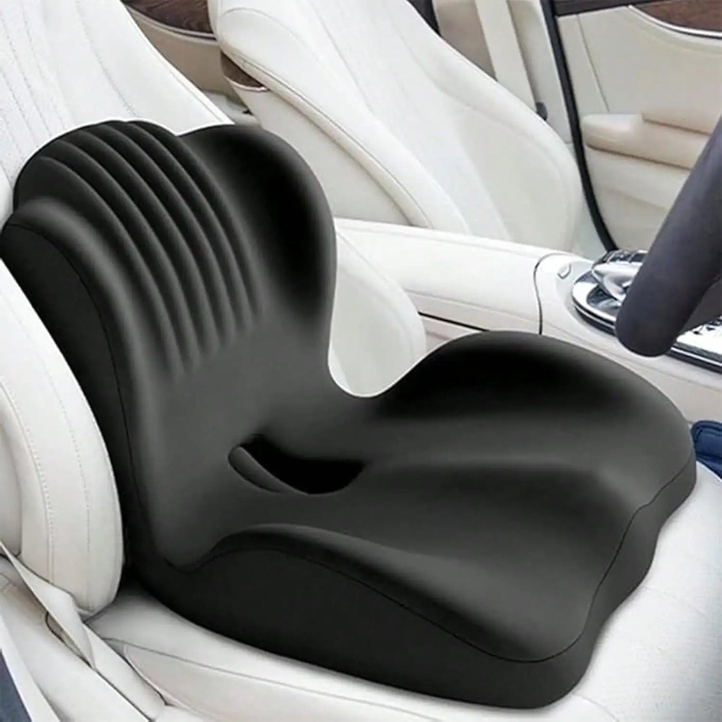 Memory Foam L-Shaped Seat Cushion Lumbar Support