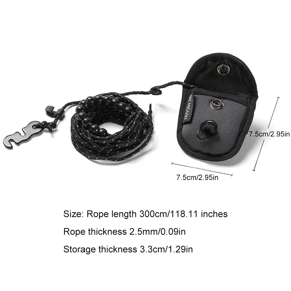 3 M Camping Stretch Clothesline Drying Rope