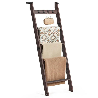 5Tier Ladder Rack for Storage and Decor