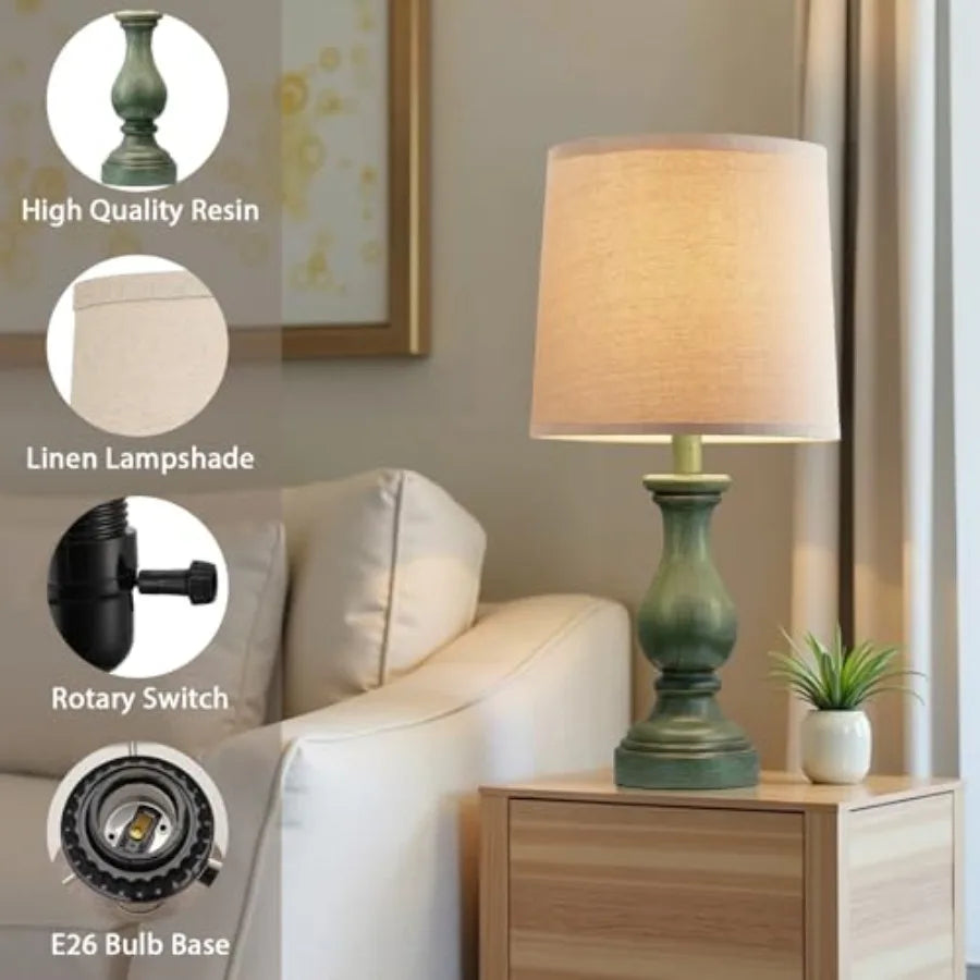 Rustic Lamp for Bedroom Living Room