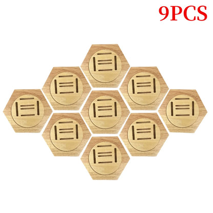 1-10Pcs Medal Display Stand Wooden Medal Hanger