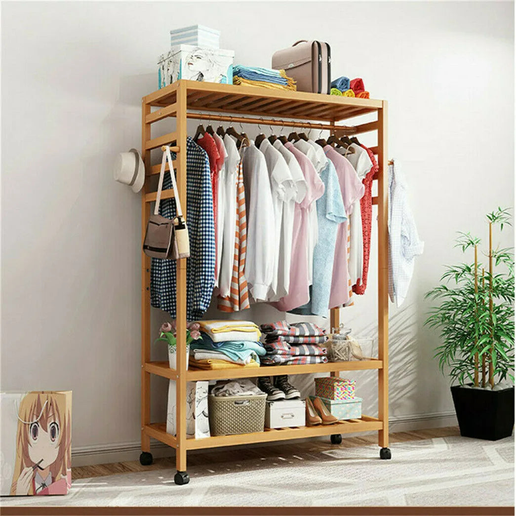 Hanging Heavy Duty Rolling Clothes Racks