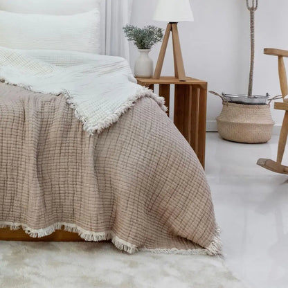 8-Layer Muslin Cotton Quilt Blanket