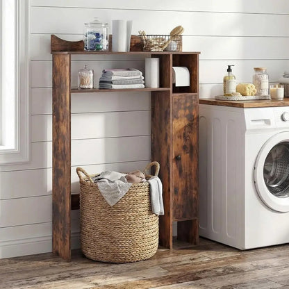 Over the Toilet Bathroom Organizer with Toilet Paper Holder