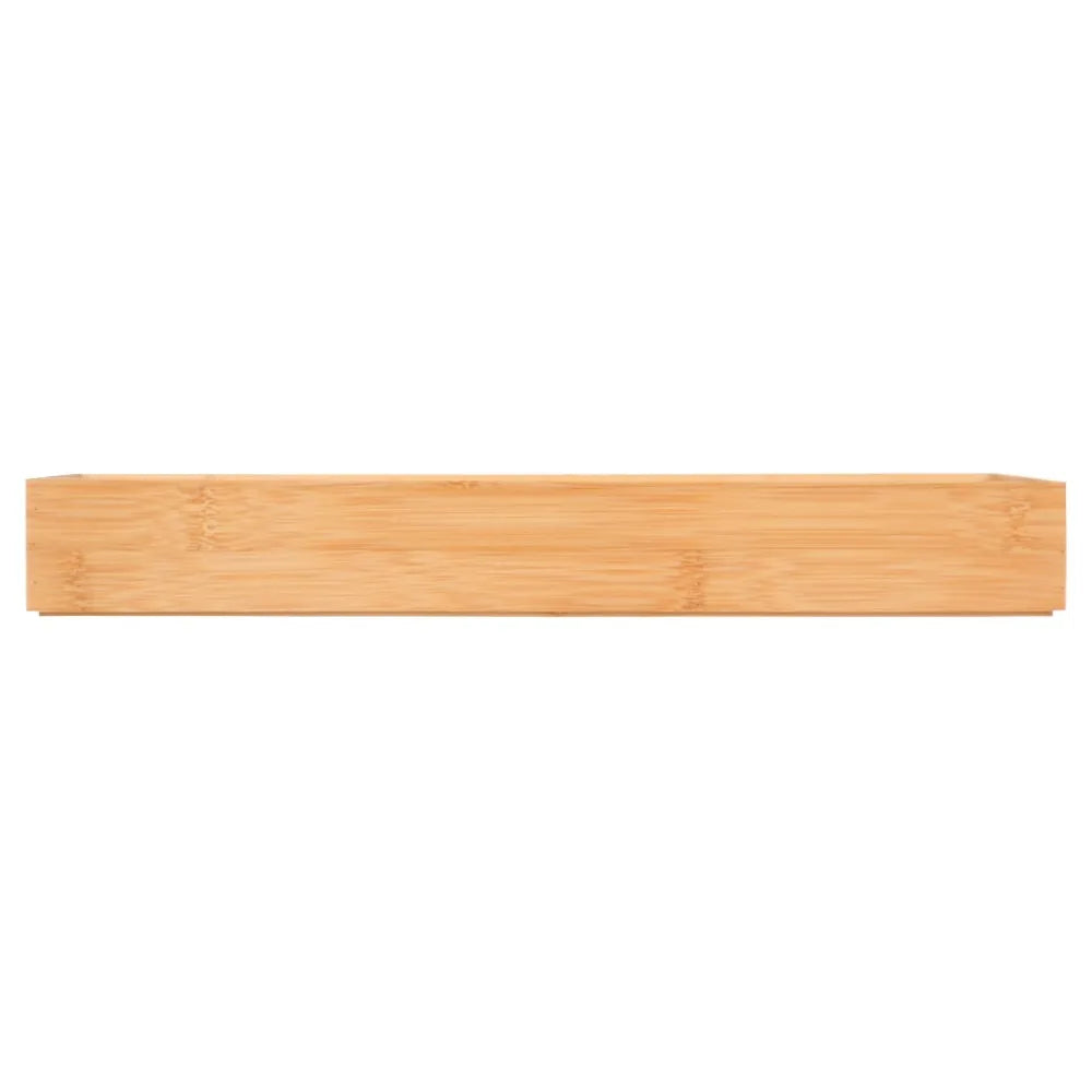 Bamboo Drawer Organizer for Kitchen Utensils and Cutlery