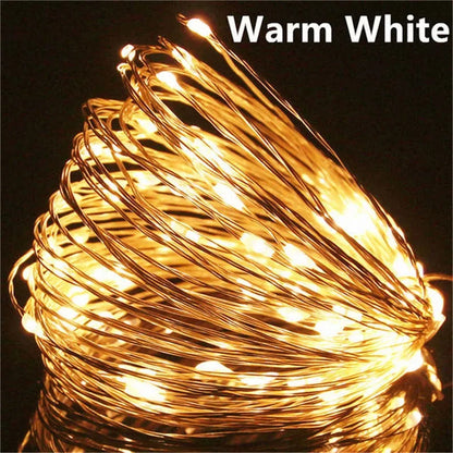 USB Led Fairy Lights Copper Wire String