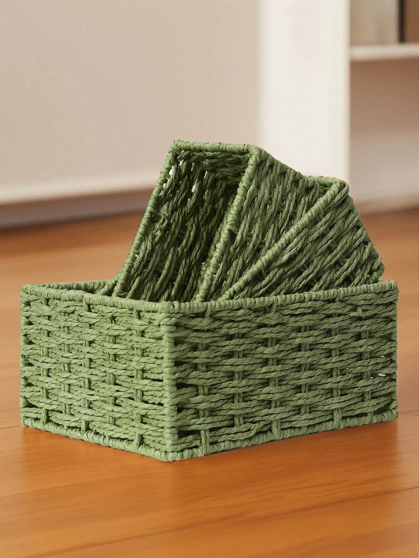 Handmade Rattan Woven Organizer Tray