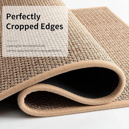 Washable Non-slip Kitchen Sisal Running Rug