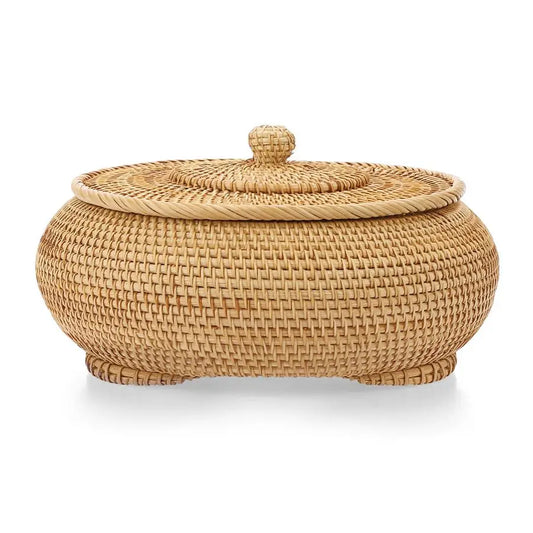 Woven Bread Basket Natural Rattan Basket
