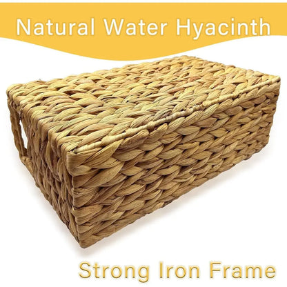 Hand-Woven Magazine Holder Narrow Bin