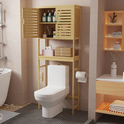 Over The Toilet Storage Cabinet Organizer