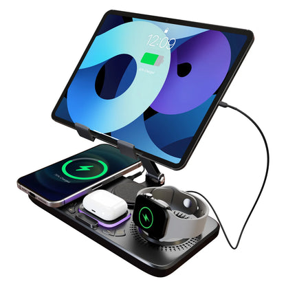 7 in1 Wireless Charger Stand Pad Magnetic