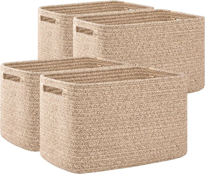 4 Pack Storage Baskets for Organizing