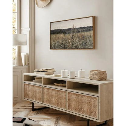 Vintage Wall Art Flower Meadow Landscape Paintings