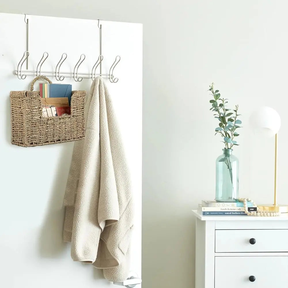 Woven Hanging Magazine Holder Storage Basket