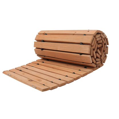 Wooden Walkway Non-Slip Roll Out Garden