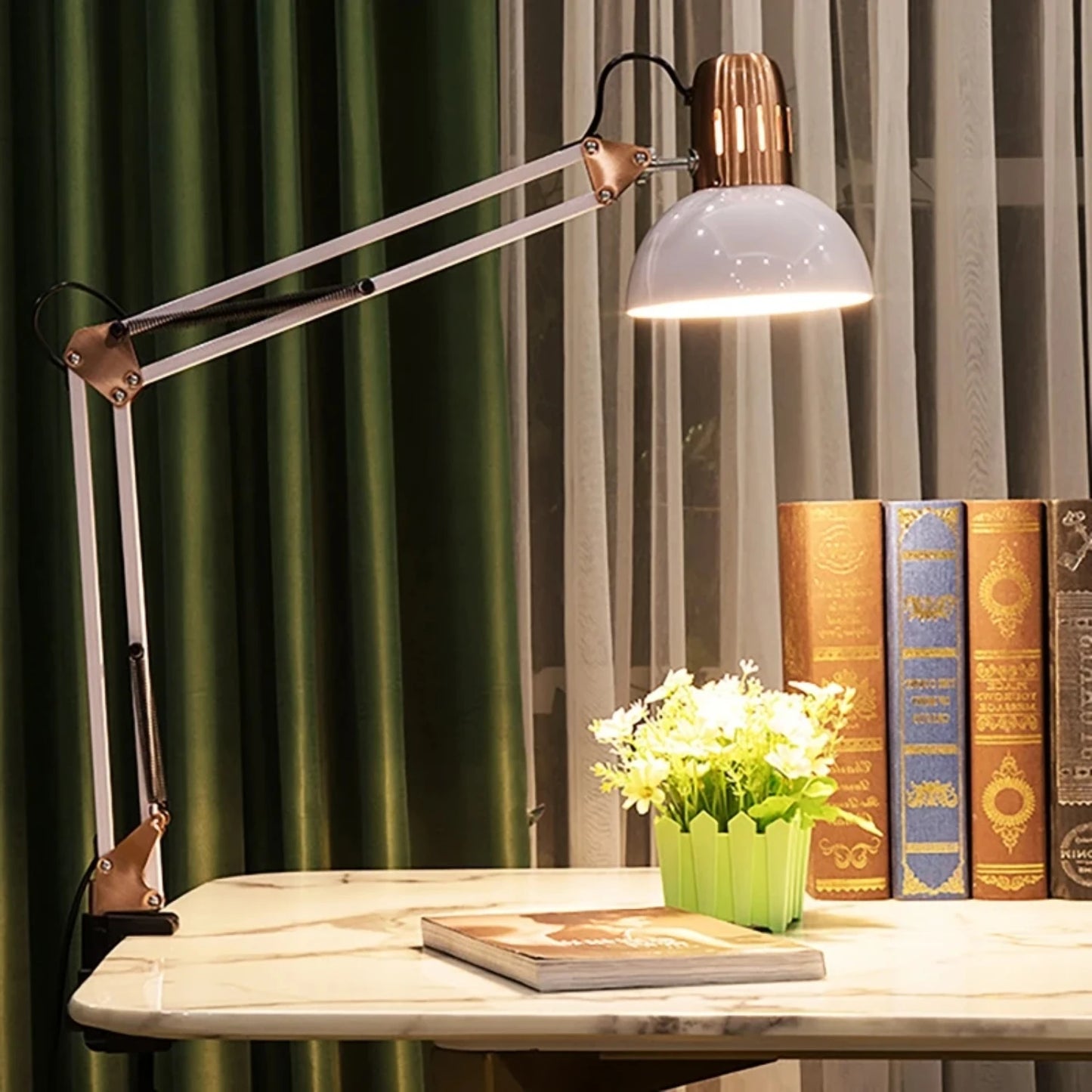 Studio Desk Lamp Vintage Light With Clamp