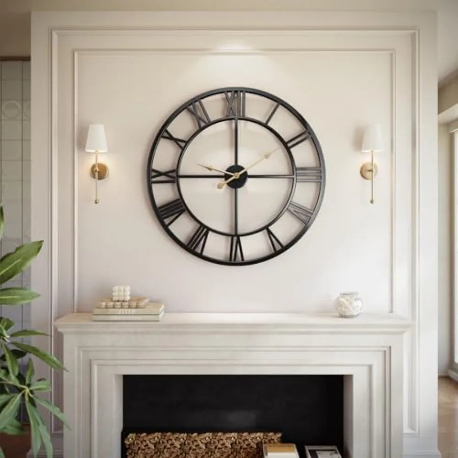 Large Wall Clock Roman Numeral