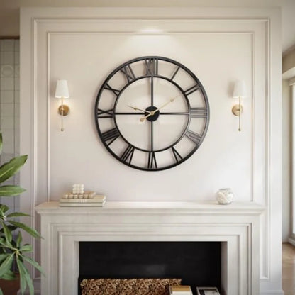 Large Wall Clock Roman Numeral