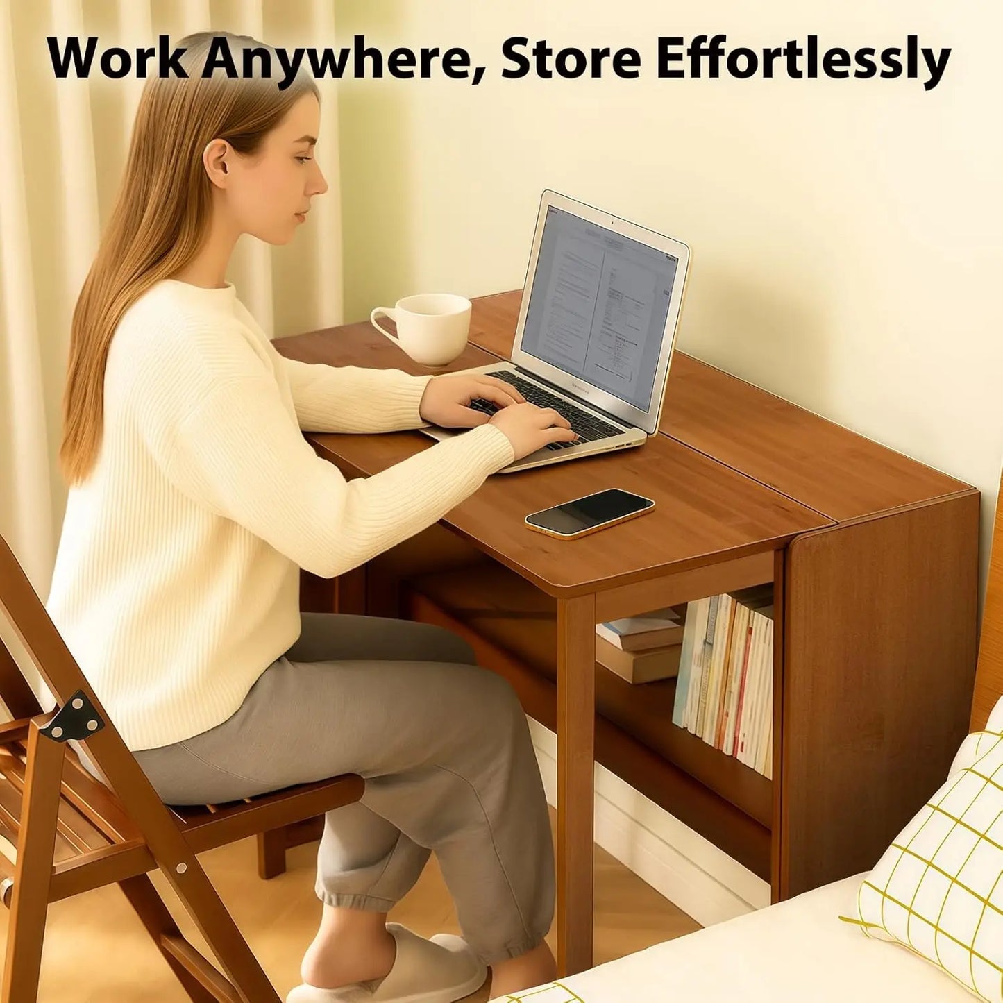 40" Folding Laptop Computer Desk