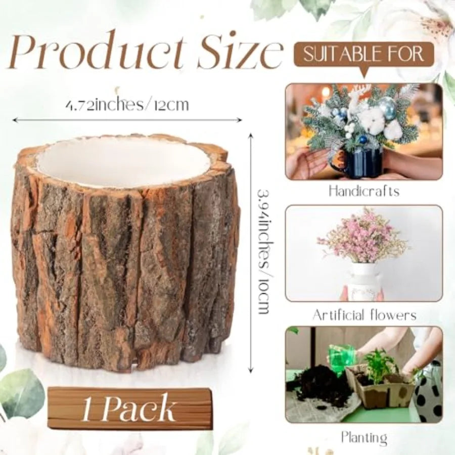 Wooden Vase for Centerpieces Flower Table