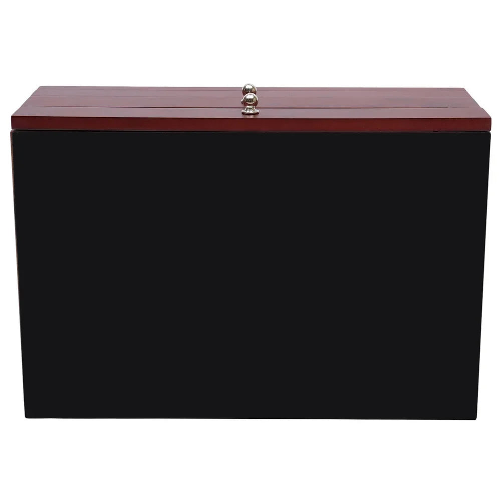 Fountain Pen Wood Leather Storage Case Organizer