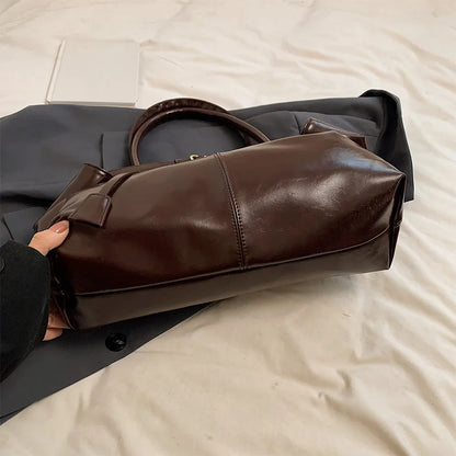 Leather Hobo Fashion Travel Handbag For Women