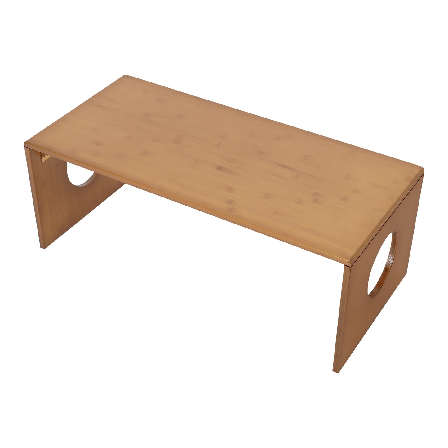 Folding Portable  Bamboo Floor Coffee Table