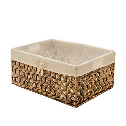 Water Hyacinth Storage Baskets Woven Organizer