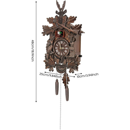 Battery Operated Wall Clock with Pendulum