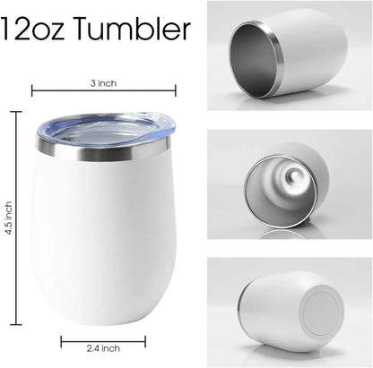 12oz Double Wall Vacuum Insulated Stainless Steel