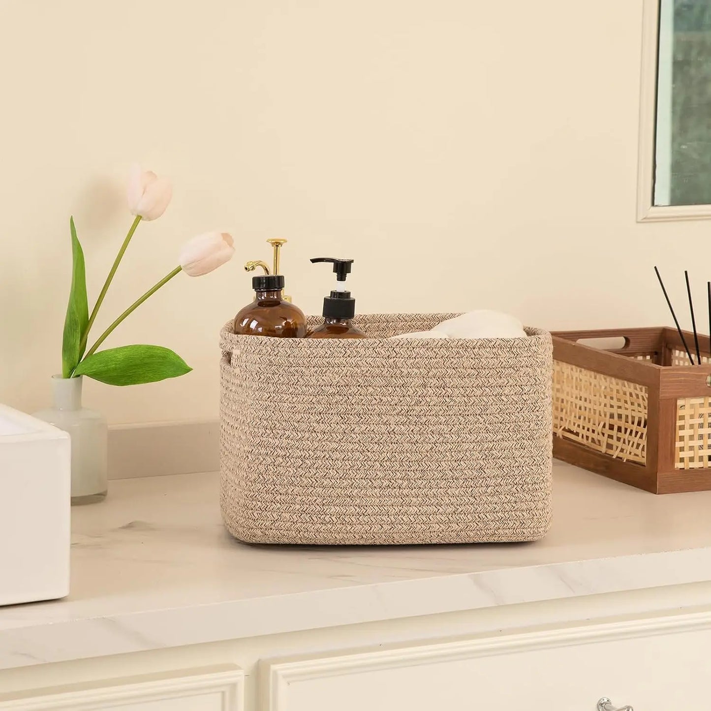 4 Pack Storage Baskets for Organizing