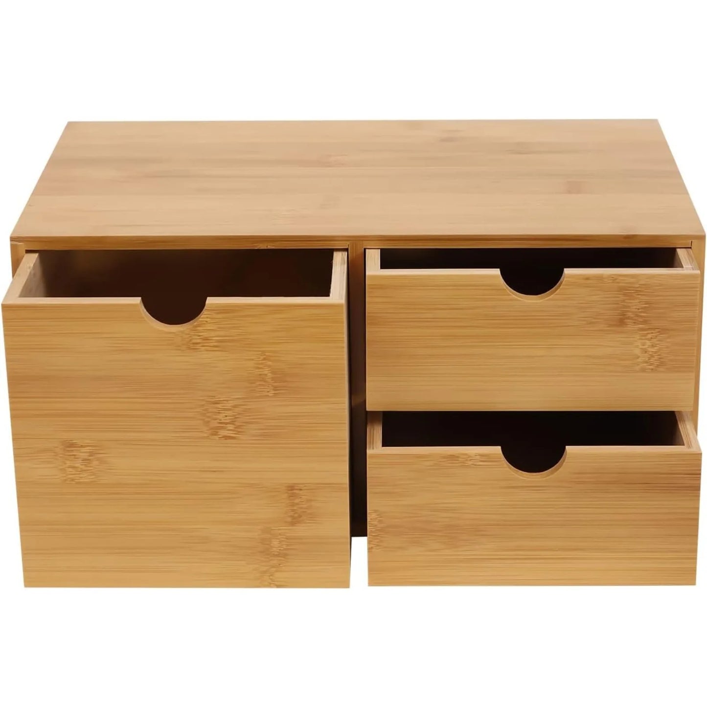 Desktop Bamboo Drawers Organizer for Home Office