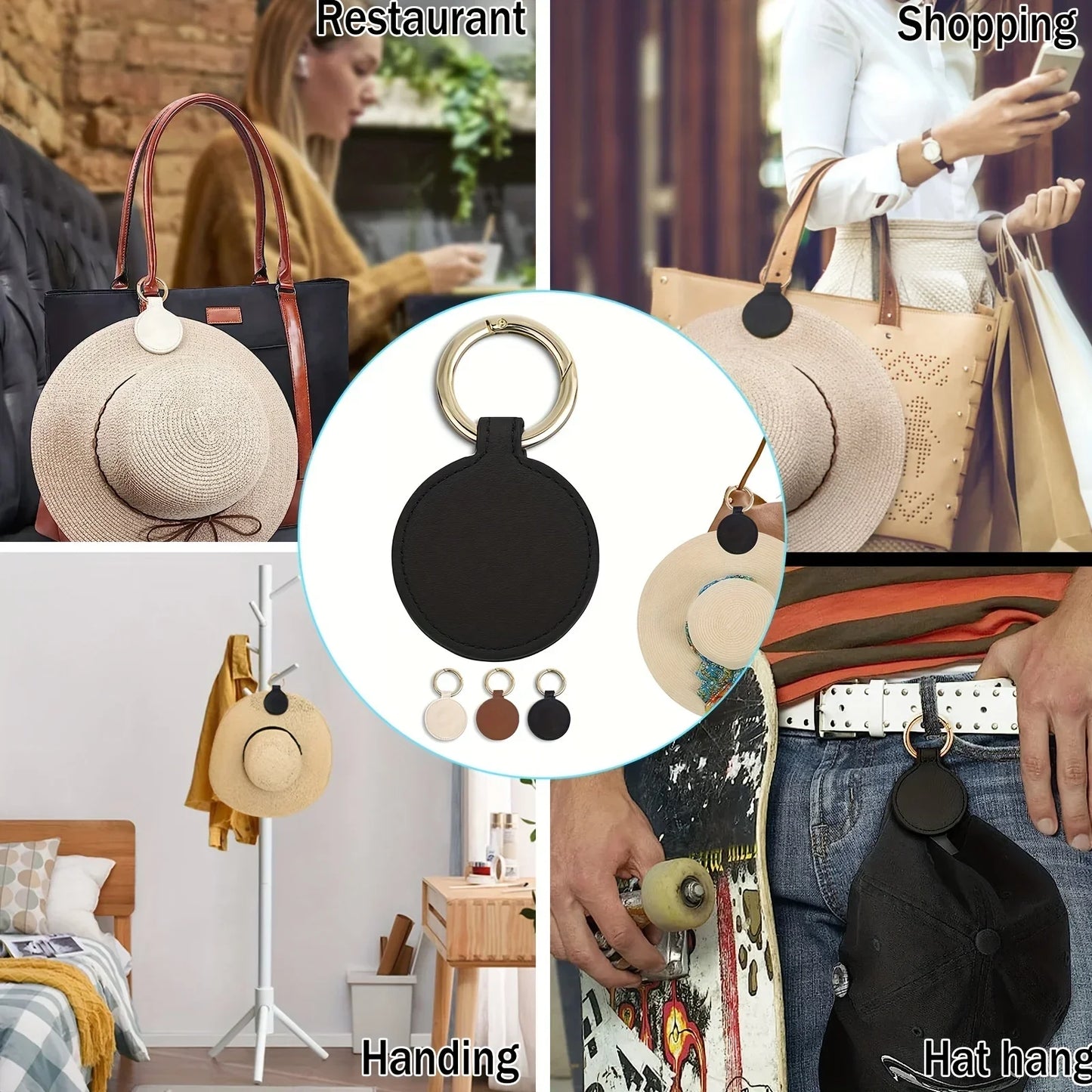Magnetic Hat Clip Bag Holder Travel  Accessories