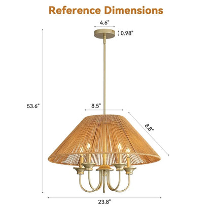 Boho Ceiling Lamp for Dining Room Kitchen Living Room